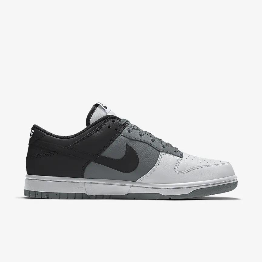 Giày Nike Dunk Low By You Nữ Đen Xám